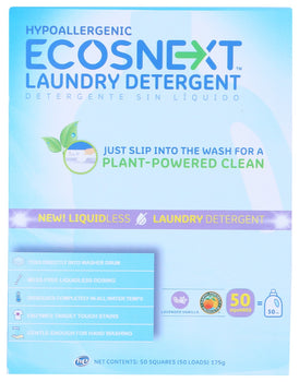 ECOS: Next Liquidless Laundry Detergent Lavender Vanilla, 50 ea