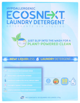 ECOS: Next Liquidless Laundry Detergent Free And Clear, 50 ea