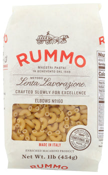 RUMMO: Classic Elbow Pasta, 1 lb