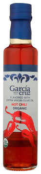 GARCIA DE LA CRUZ: Chili Flavored Organic Extra Virgin Olive Oil, 8.4 fo