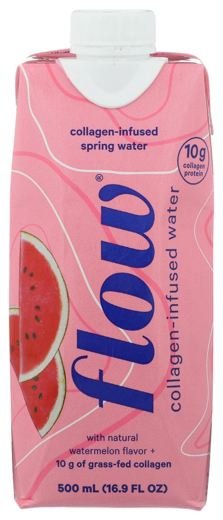 FLOW WATER: Water Collagen Watermelon, 16.9 fo