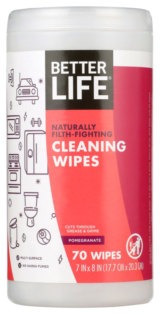 BETTER LIFE: Wipes All Prps Pomegrnt, 70 pc