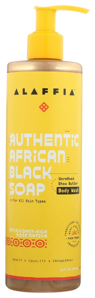 ALAFFIA: Wash Body Afr Blk Antioxd, 12 fo