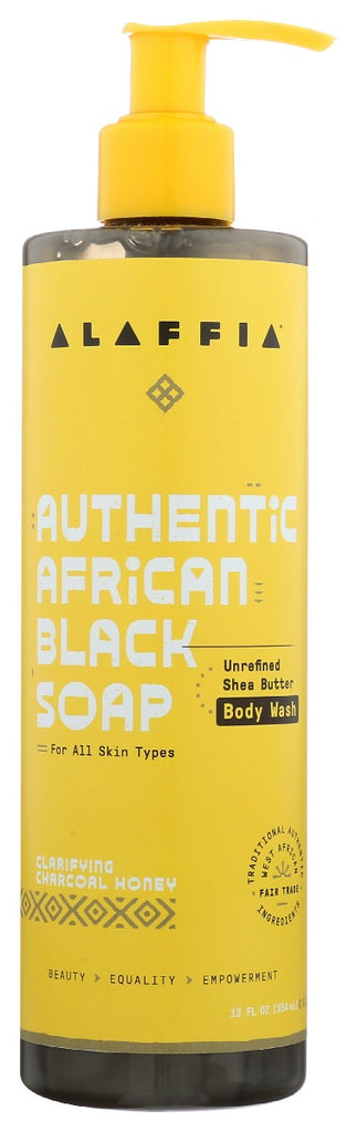 ALAFFIA: Wash Body Afr Blk Clrfyng, 12 fo