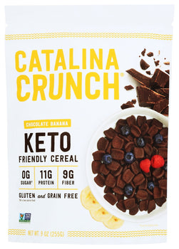 CATALINA SNACKS: Chocolate Banana Keto Friendly Cereal, 9 oz