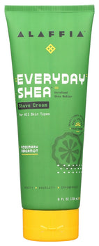 ALAFFIA: Shave Cream Rosemary Berg, 8 fo