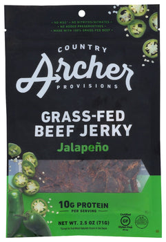 COUNTRY ARCHER: Jerky Beef Jalapeno, 2.5 oz