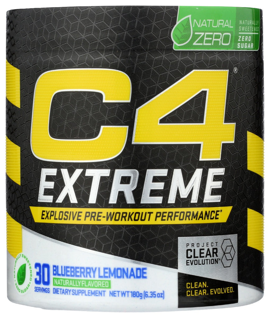 CELLUCOR: C4 Extreme Natural Zero Blueberry Lemonade, 6.35 oz