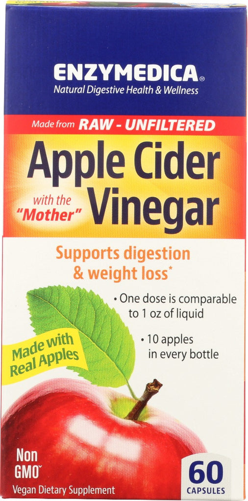 ENZYMEDICA: Apple Cider Vinegar, 60 cp