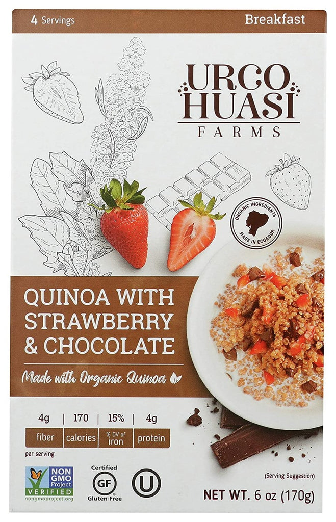 URCOHUASI FARMS: Quinoa With Strawberry And Chocolate, 6 oz