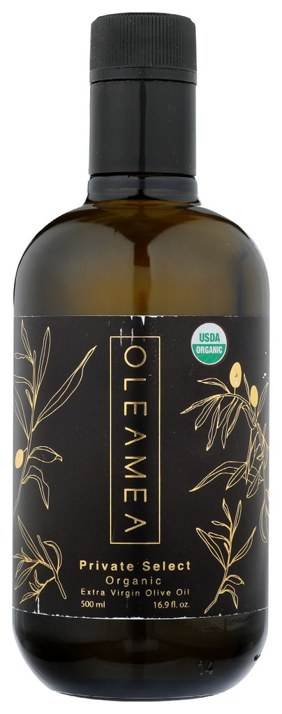 OLEAMEA OLIVE OIL: Organic Private Select Extra Virgin Olive Oil, 500 ml