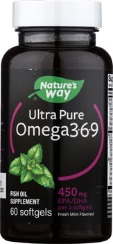 NATURES WAY: Omega 369 Ultra Pure, 60 sg