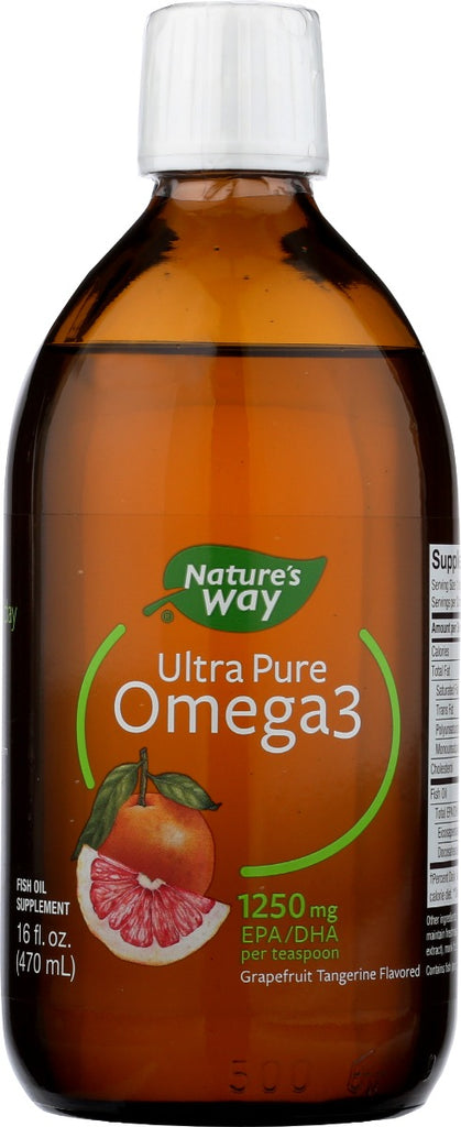 NATURES WAY: Omega 3 Ultra Grpfrt Tngr, 16 fo