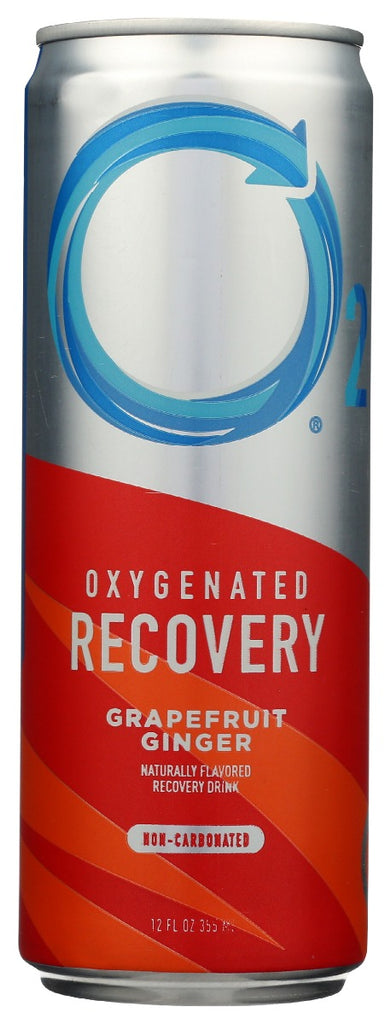 O2: Oxygenated Grapefruit Ginger Recovery Drink, 12 oz