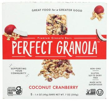 THE PERFECT GRANOLA: Coconut Cranberry Granola, 7 oz