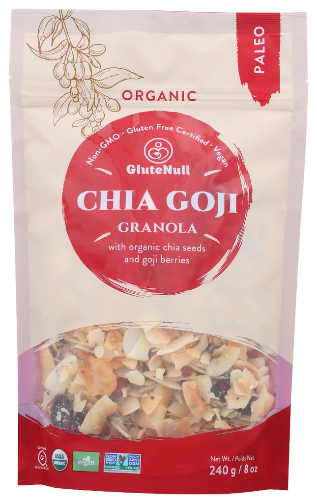 GLUTENULL: Chia Goji Granola, 8 oz