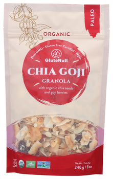 GLUTENULL: Chia Goji Granola, 8 oz