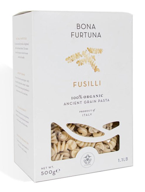 BONA FURTUNA: Organic Fusilli Ancient Grain Pasta, 1.1 lb