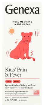 GENEXA: Kids Pain & Fever, 4 fo