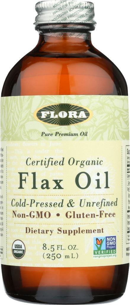 FLORA HEALTH: Flax Oil Organic, 8.5 oz