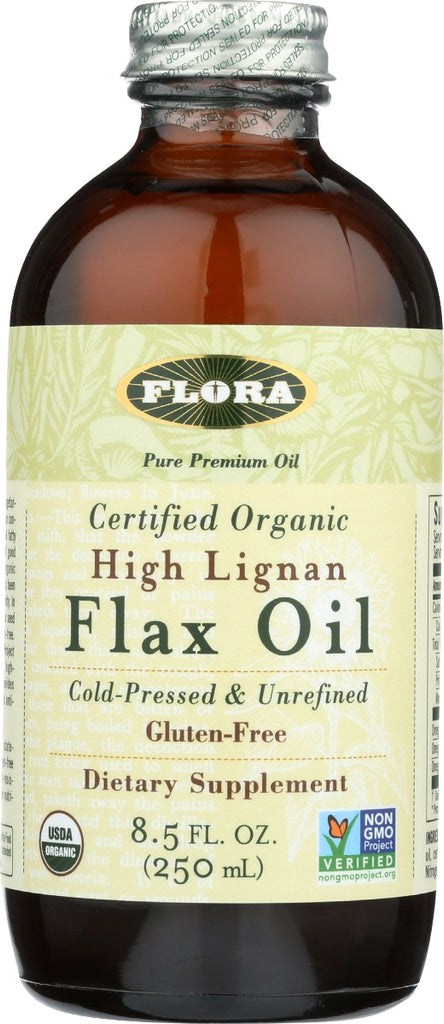 FLORA HEALTH: Flax Oil Hi Lignan, 8.5 fo