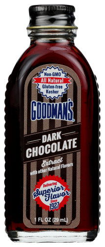 GOODMANS: Dark Chocolate Extract, 1 fo