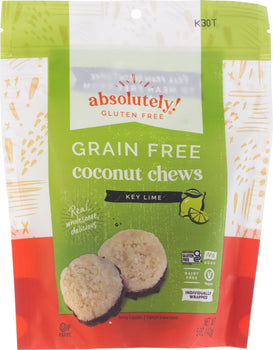 ABSOLUTELY GLUTEN FREE: Key Lime Coconut Chews, 5 oz