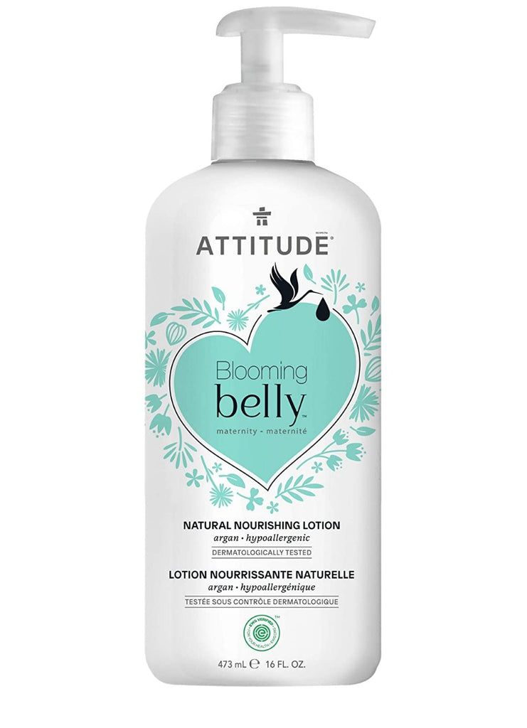 ATTITUDE: Blooming Belly Natural Nourishing Lotion, 16 oz