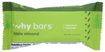 WHY BARS: Apple Almond Snack Bar, 2.3 oz