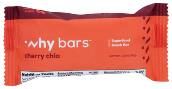 WHY BARS: Cherry Chia Snack Bar, 2.3 oz