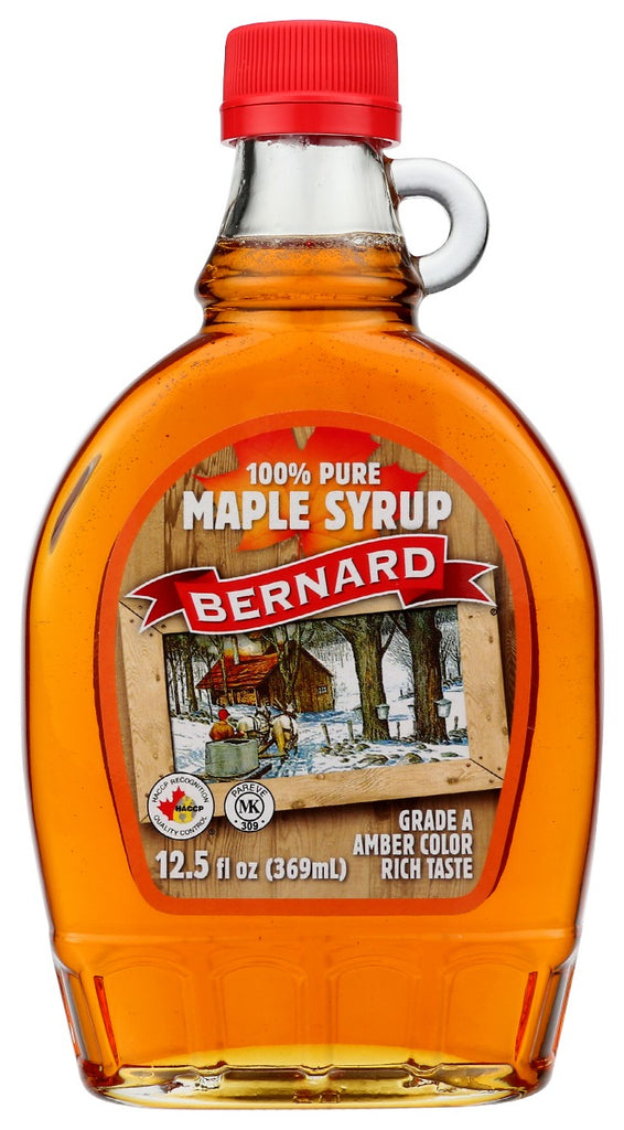 BERNARD: Pure Maple Syrup, 12.5 fo