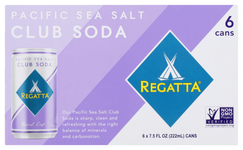 REGATTA: Pacific Sea Salt Club Soda, 6 pk