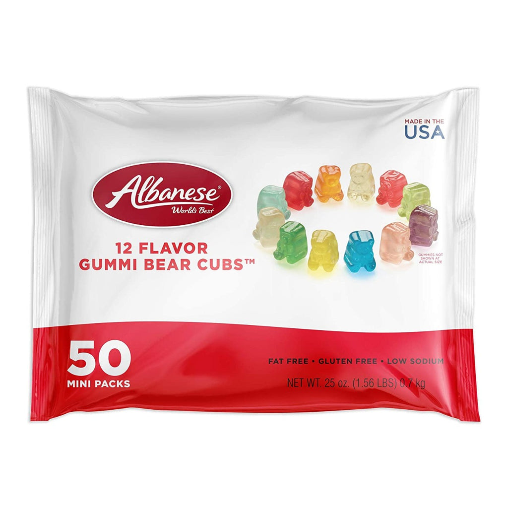 ALBANESE: Gummi 12Flvr 50Ct Mltipk, 25 oz