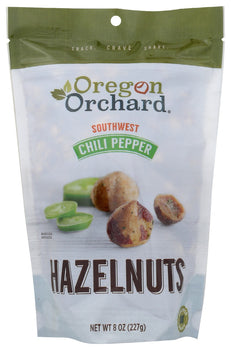 OREGON ORCHARD: Southwest Chili Pepper Hazelnuts, 8 oz