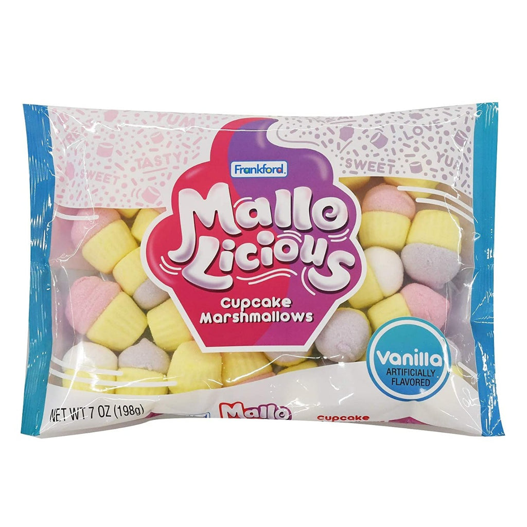 FRANKFORD CANDY: Vanilla Flavored Cupcake Marshmallows, 7 oz