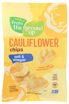 FROM THE GROUND UP: Cauliflower Chips Salt And Vinegar, 3.5 oz