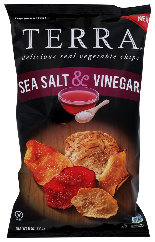 TERRA CHIPS: Sea Salt & Vinegar Chips, 5 oz