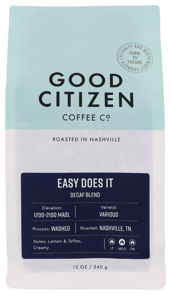 GOOD CITIZEN: Easy Does It Decaf Coffee , 12 oz