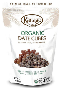 KARTAGO: Organic Date Cubes, 16 oz