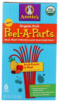 ANNIES HOMEGROWN: Organic Peel A Parts Fruit Punch A Peel, 3.3 oz