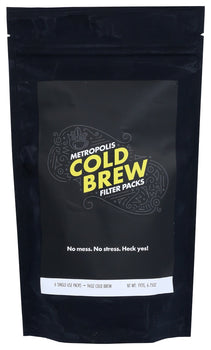 METROPOLIS COFFEE: Cold Brew Filter Packs, 6.75 oz