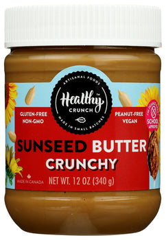 HEALTHY CRUNCH: Crunchy Sunseed Butter, 12 oz