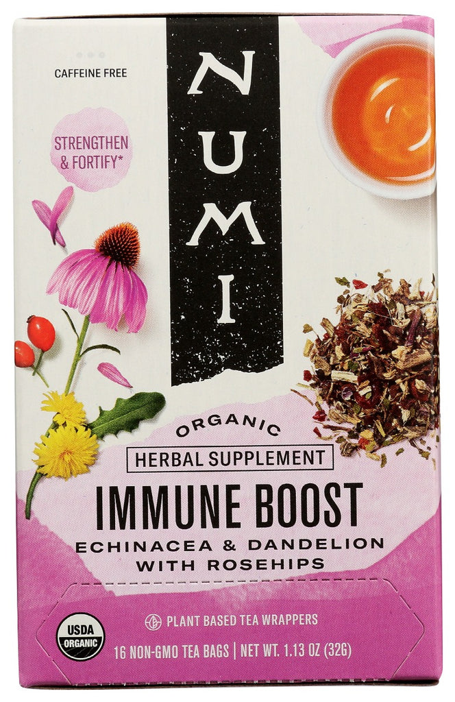 NUMI TEAS: Organic Immune Boost Tea, 16 bg