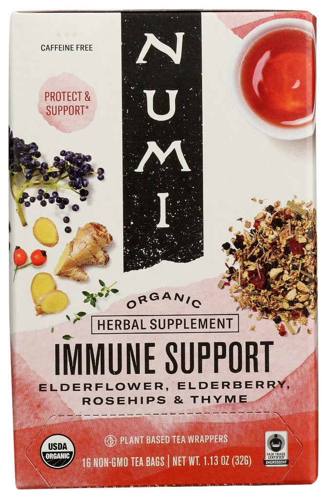 NUMI TEAS: Organic Immune Support Tea, 16 bg