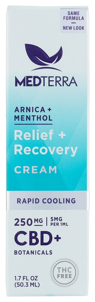 MEDTERRA: Rapid Cooling Relief Recovery CBD Cream 250 Mg, 1.7 oz