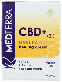 MEDTERRA: Manuka Honey CBD Healing Cream, 2 oz