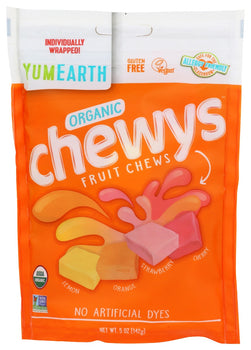 YUMEARTH: Organic Chewys Fruit Chews, 5 oz