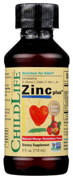 CHILDLIFE ESSENTIALS: Zinc Plus Mango Strawberr, 4 fo