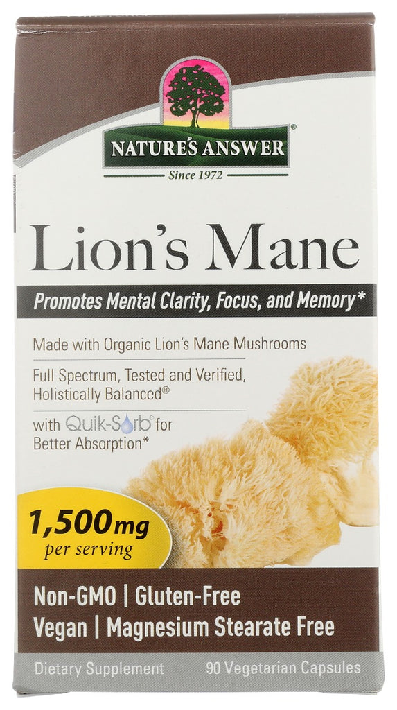 NATURES ANSWER: Lions Maine, 90 vc