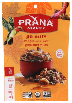 PRANA: Go Nuts Maple Sea Salt Nuts, 8 oz